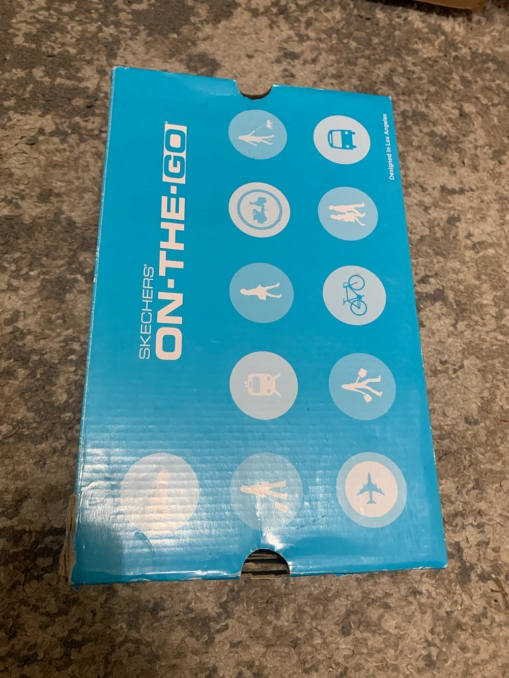 Skechers On-The-Go Shoe Box - Bright Turquoise Blue women’s